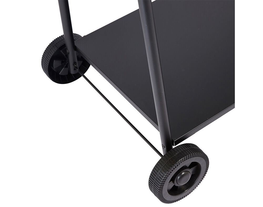 BARBECUE A CARV&Atilde;O GARDENSTAR COM 2 GRELHAS PRETO 93.5.X56.X125CM image number 3