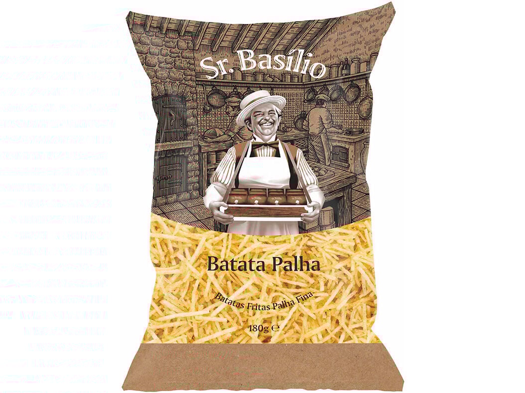 BATATAS SR.BAS&Iacute;LIO FRITAS PALHA 180G