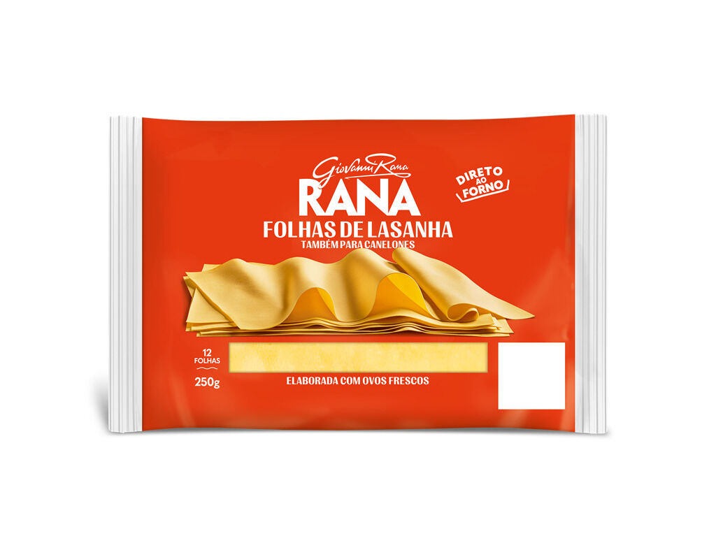 FOLHAS PARA LASANHA RANA 250G image number 0