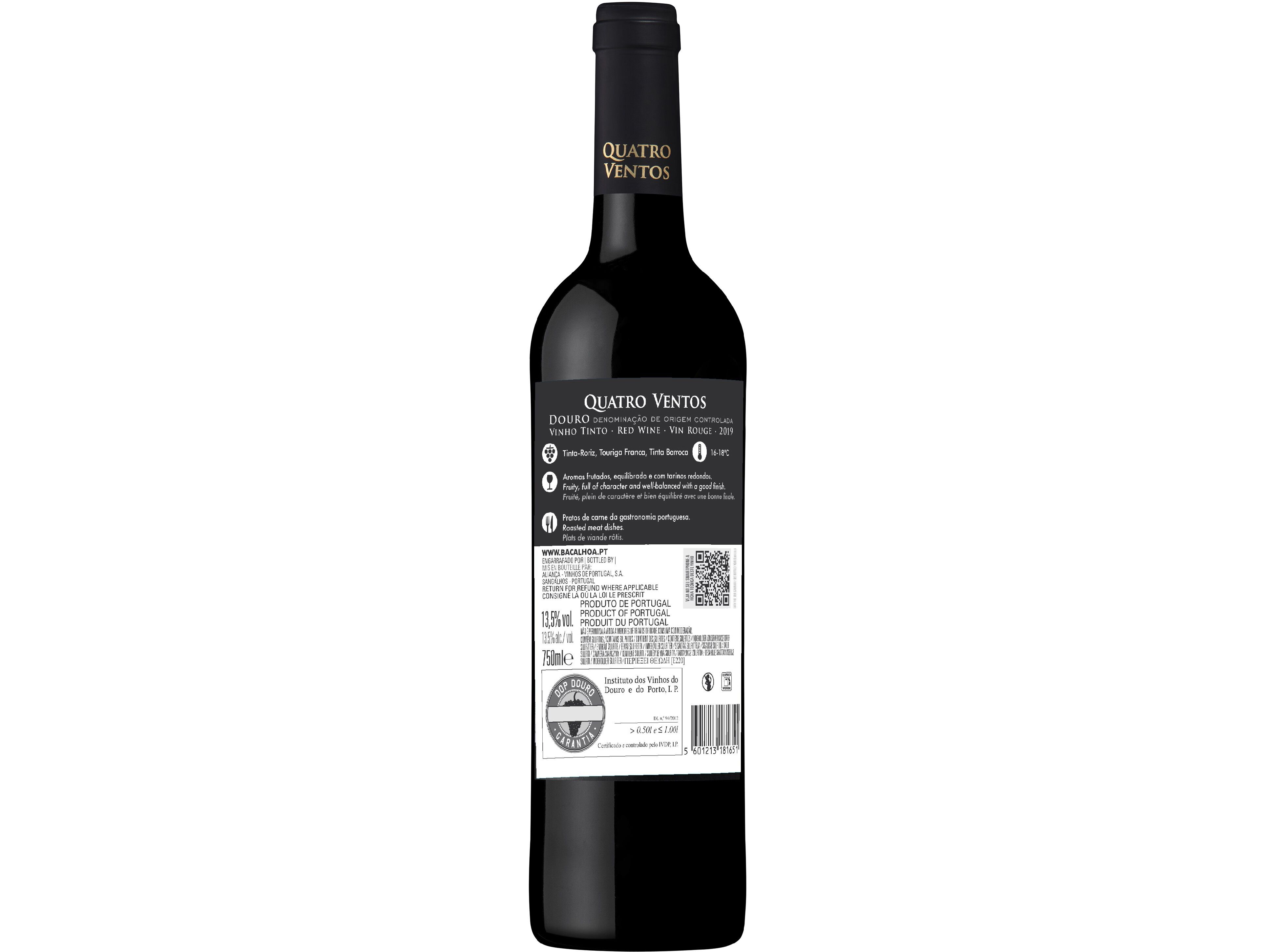 VINHO TINTO FORAL DOS QUATRO VENTOS DOURO DOC 0.75L image number 1
