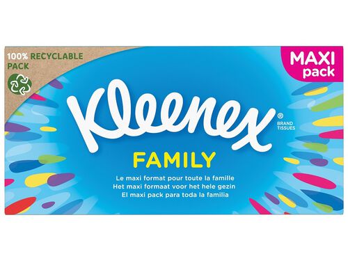 Lenços Faciais Kleenex Familiy Pack 128UN image number 1
