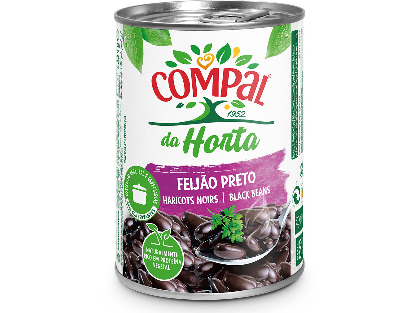 FEIJ&Atilde;O COMPAL DA HORTA PRETO 410G image number 0