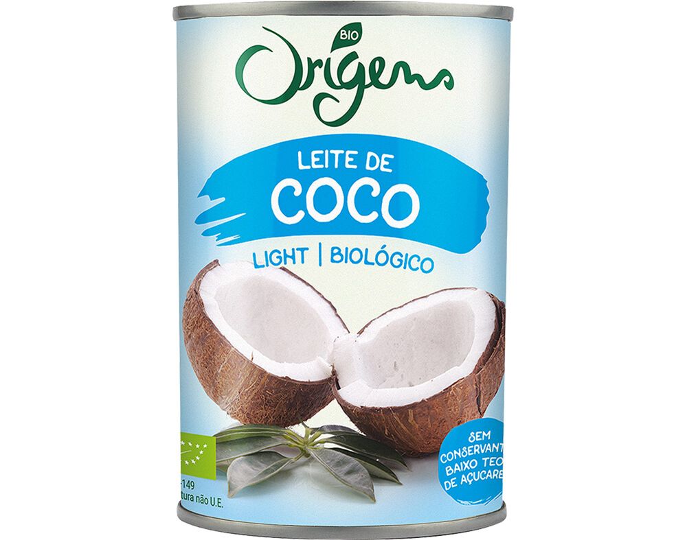 LEITE DE COCO ORIGENS LIGHT BIO 12% MEIO GORDO 400ML