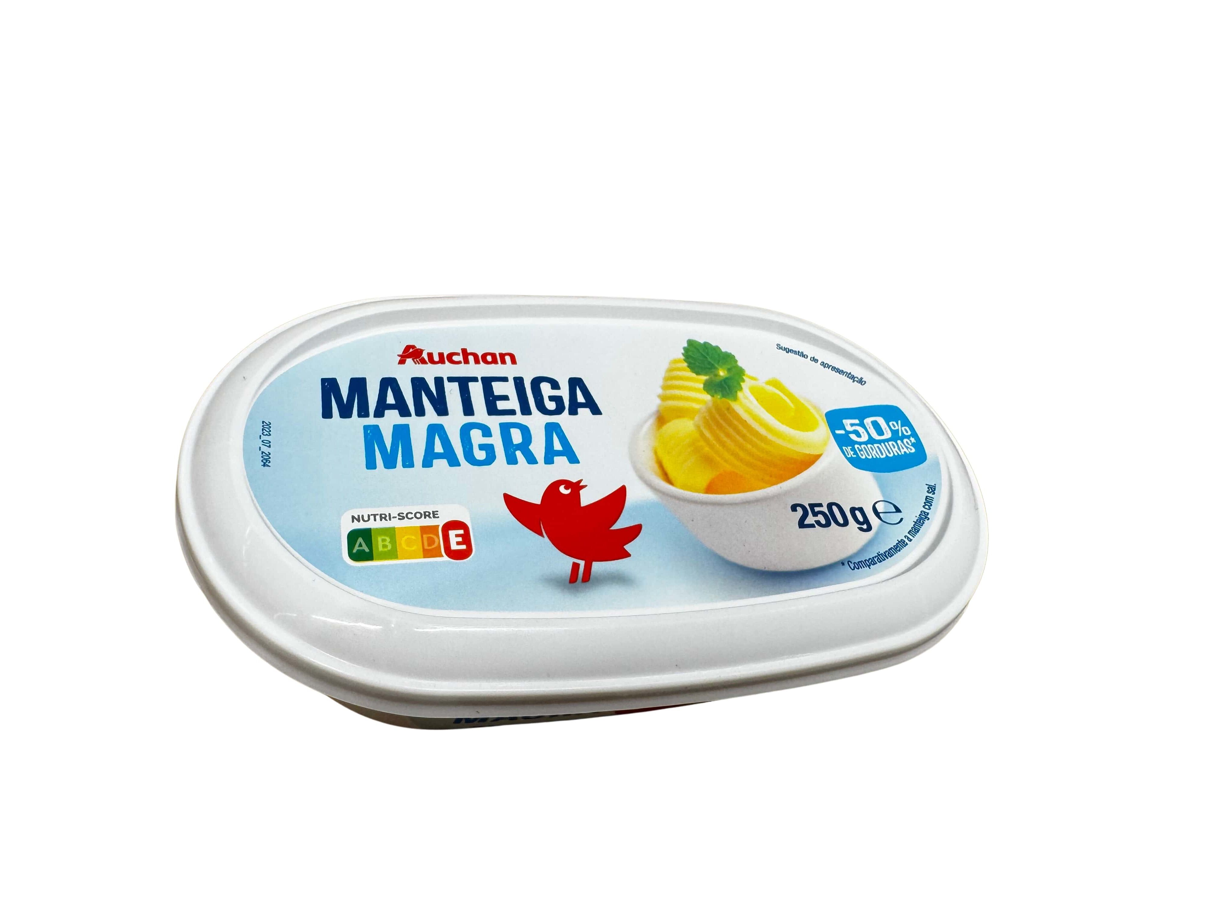 MANTEIGA MAGRA AUCHAN 40% MAT&Eacute;RIA GORDA 250G image number 0