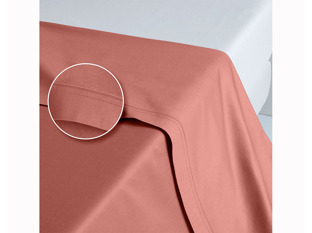 LEN&Ccedil;OL INDIVIDUAL ACTUEL TERRACOTA 100% ALGOD&Atilde;O 240X280CM image number 0