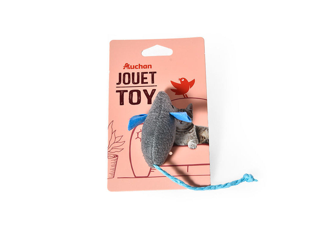 RATINHO AUCHAN COM SOM 12CM