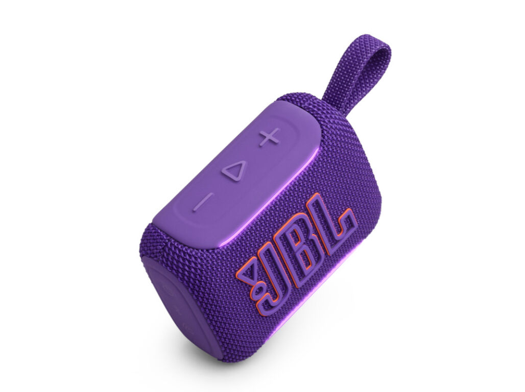 COLUNA PORT&Aacute;TIL BT JBL GO 5 ROXO image number 2