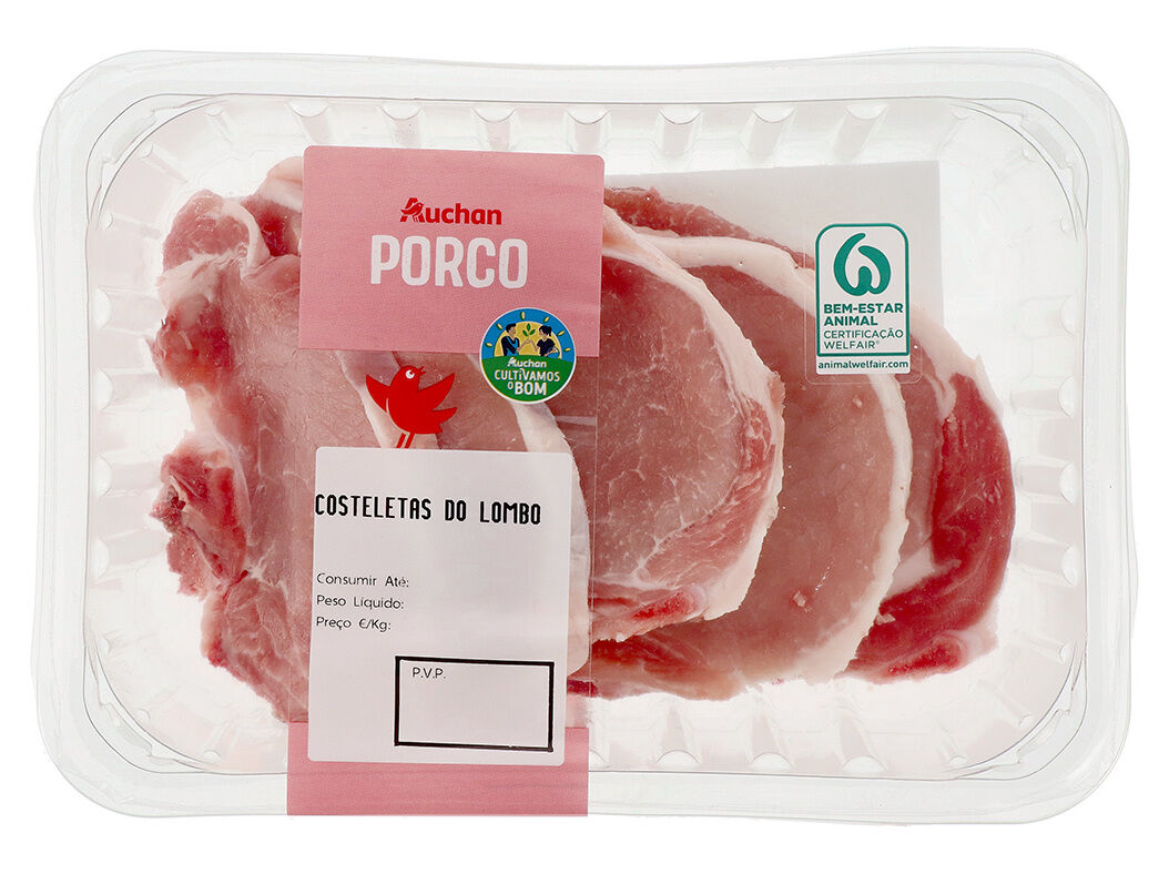 COSTELETAS LOMBO DE PORCO LAND BISARO AUCHAN CULTIVAMOS O BOM KG image number 0