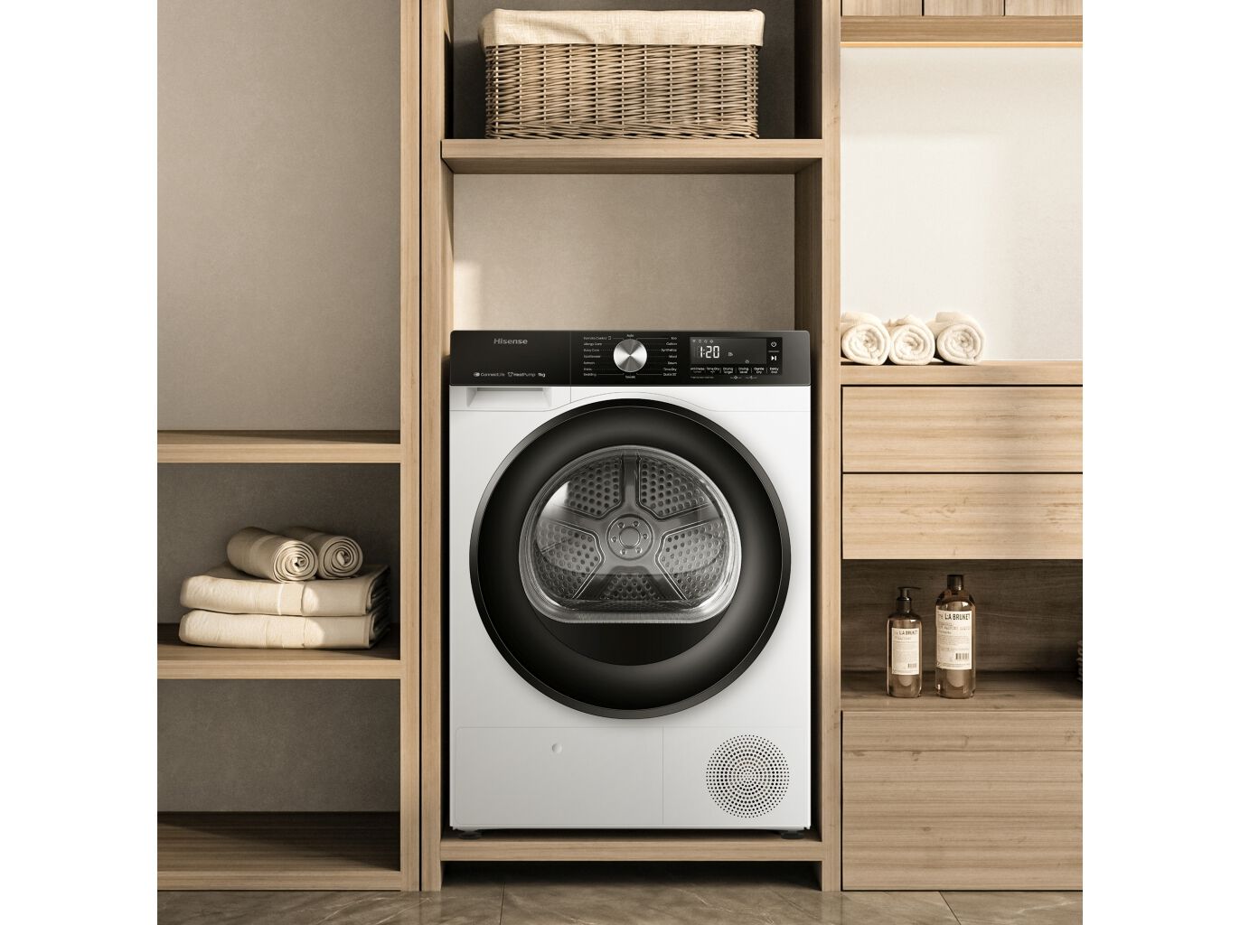 MAQUINA DE SECAR ROUPA HISENSE DH3S902BWCC SERIE 3S C 9KG BOMBA DE CALOR image number 16
