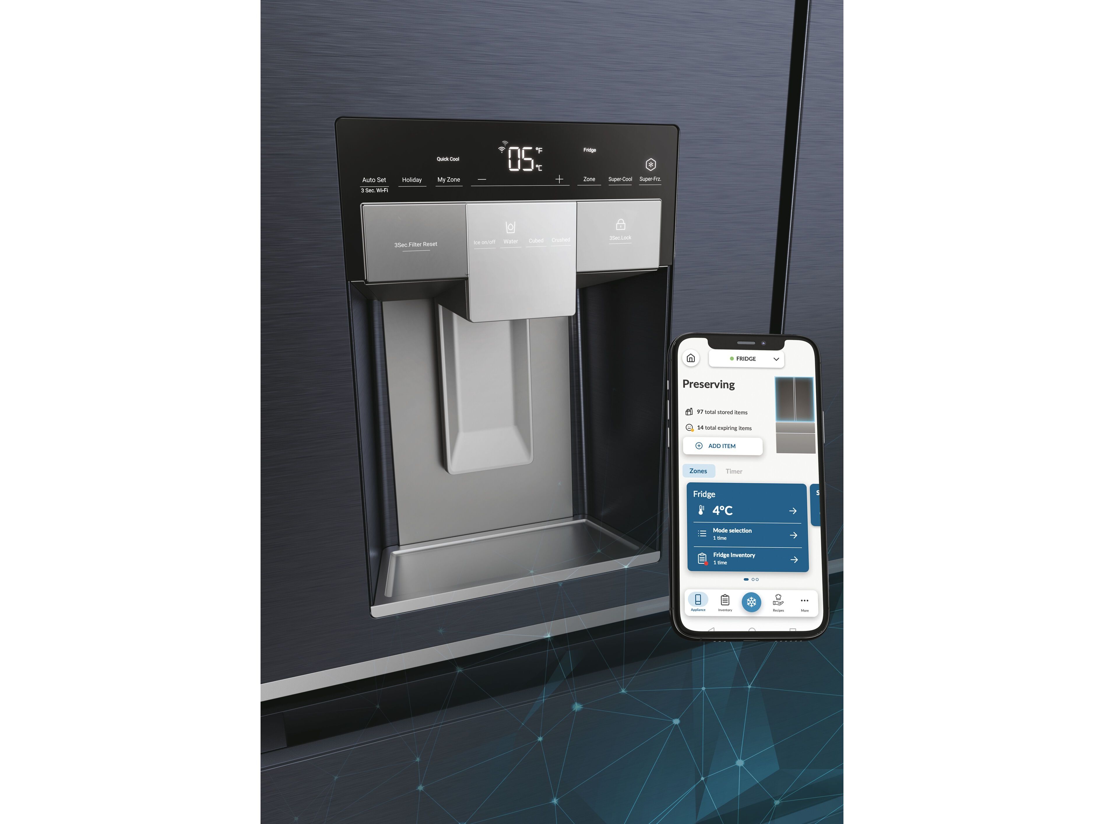 FRIGOR&Iacute;FICO AMERICANO HAIER HFW7918EIMB NO FROST E 601L image number 16