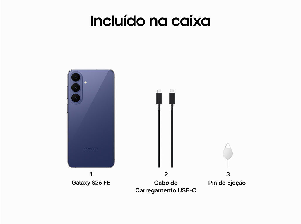 SMARTPHONE SAMSUNG GALAXY S26 FE 8/256GB AZUL ESCURO image number 8