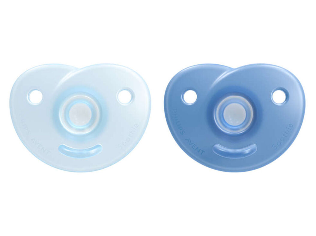 CHUPETA AVENT SOOTHIE AZUL 0-6 M 2 UN
