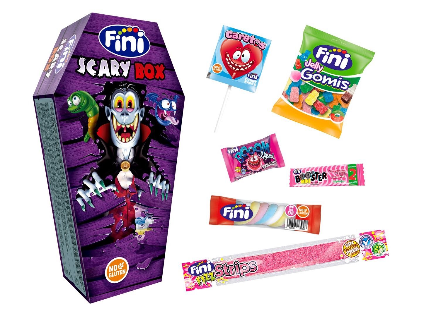 GOMAS FINI HALLOWEEN SCARYBOX 92G image number 1