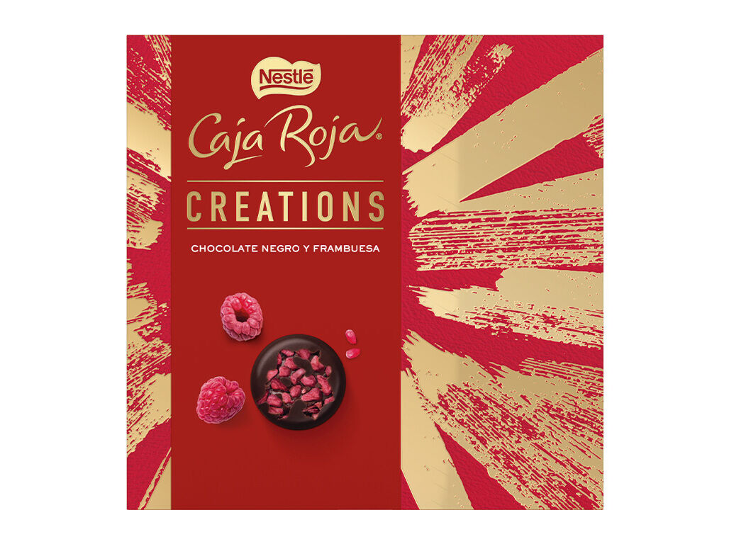 BOMBONS CAJA ROJA CREATIONS FRAMBOESA 109G