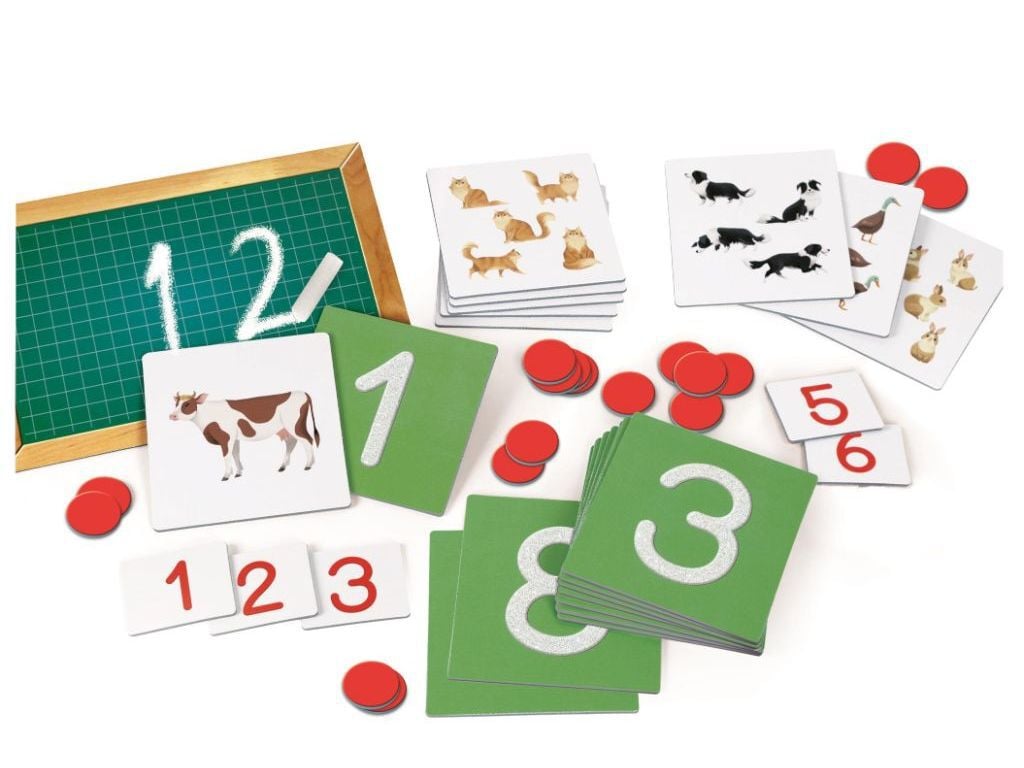 JOGO MONTESSORI N&Uacute;MEROS T&Aacute;TCTEIS CLEMENTONI image number 1