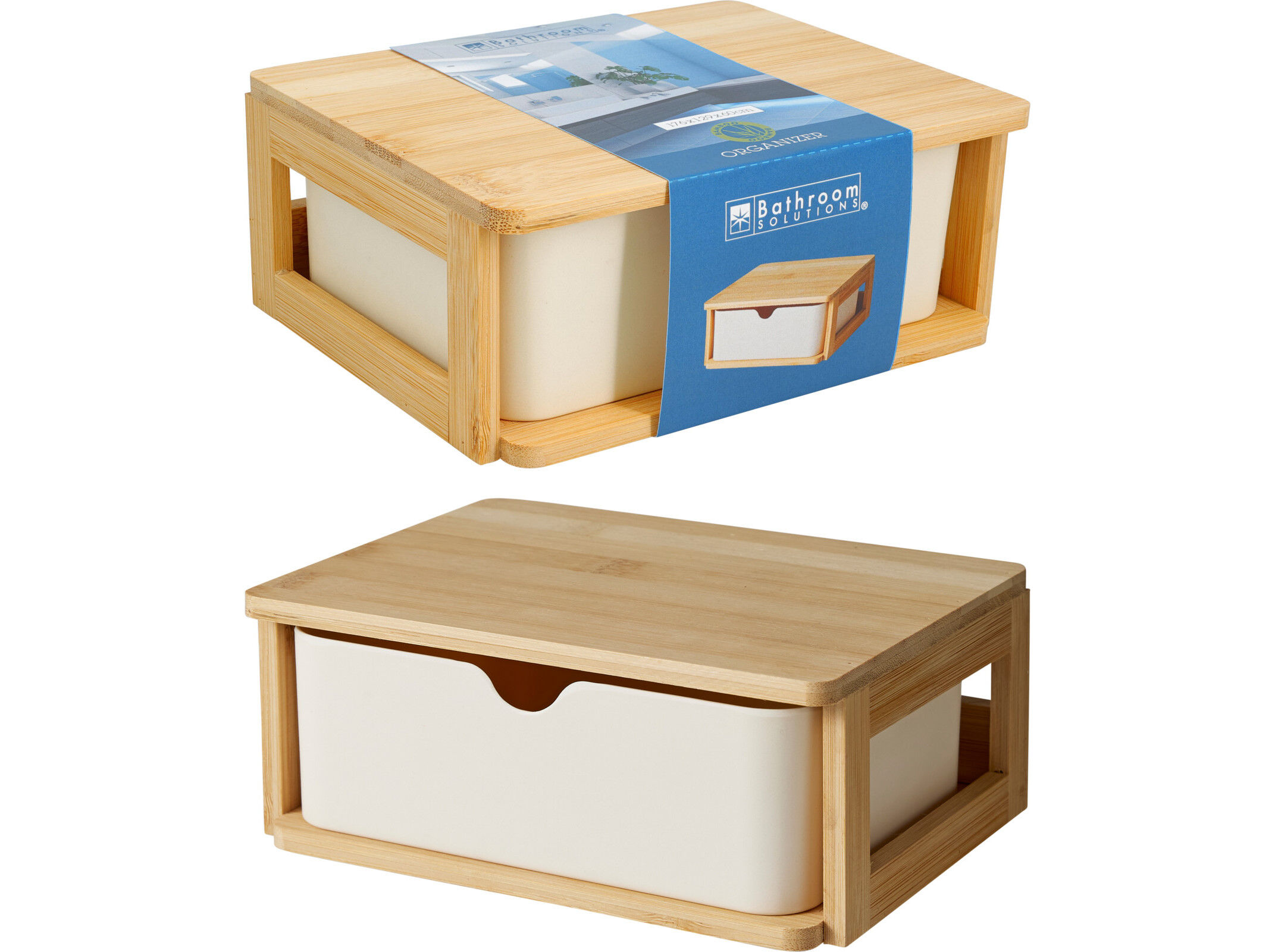 GAVETA ORGANIZADOR BAMBU 19X15X8 CM image number 1