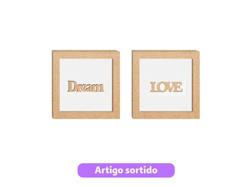 MOLDURA CORTI&Ccedil;A ACTUEL NATURAL 20X20CM MODELOS SORTIDOS image number 0