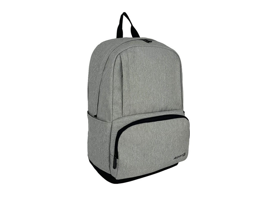 MOCHILA LONDON AIRPORT CINZENTO ECO 43X30X15CM