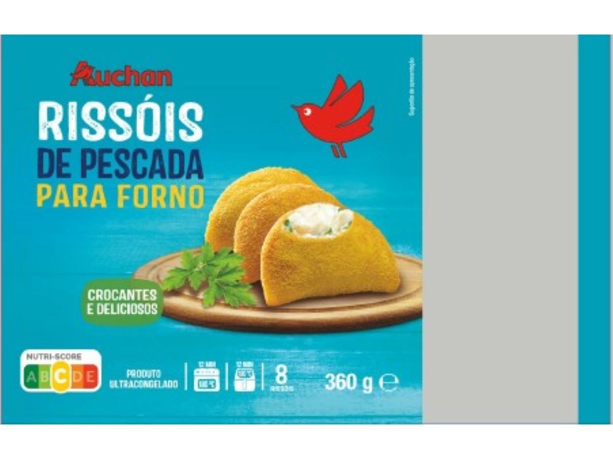 RISS&Oacute;IS DE PESCADA AUCHAN FORNO E AIR-FRYER 8UN 360G