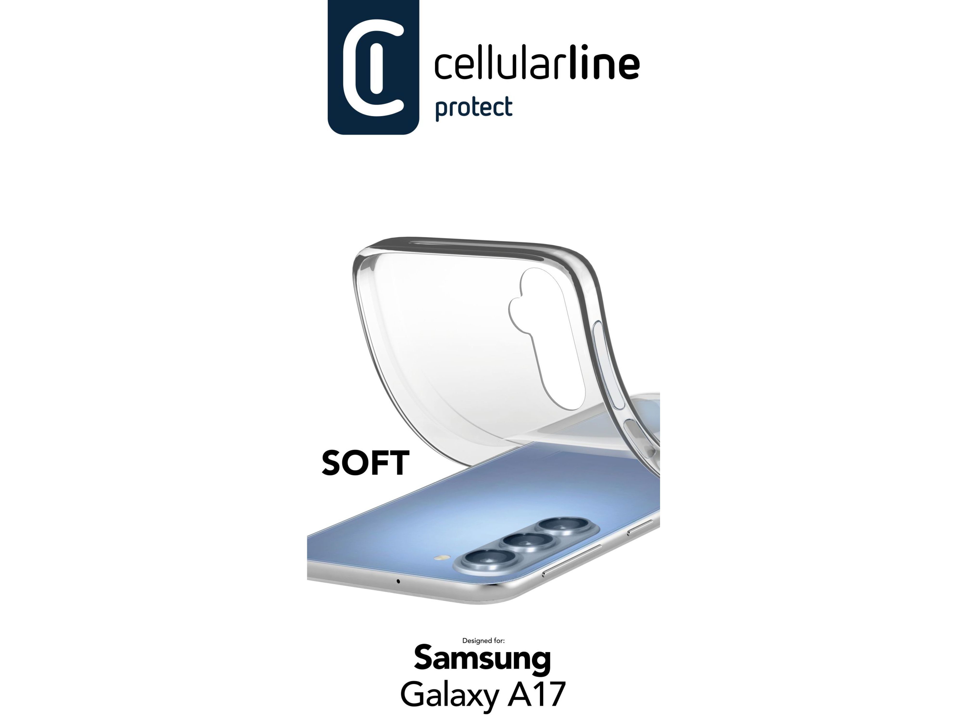 CAPA CELLULARLINE PARA SAMSUNG A17 TRANSPARENTE image number 1
