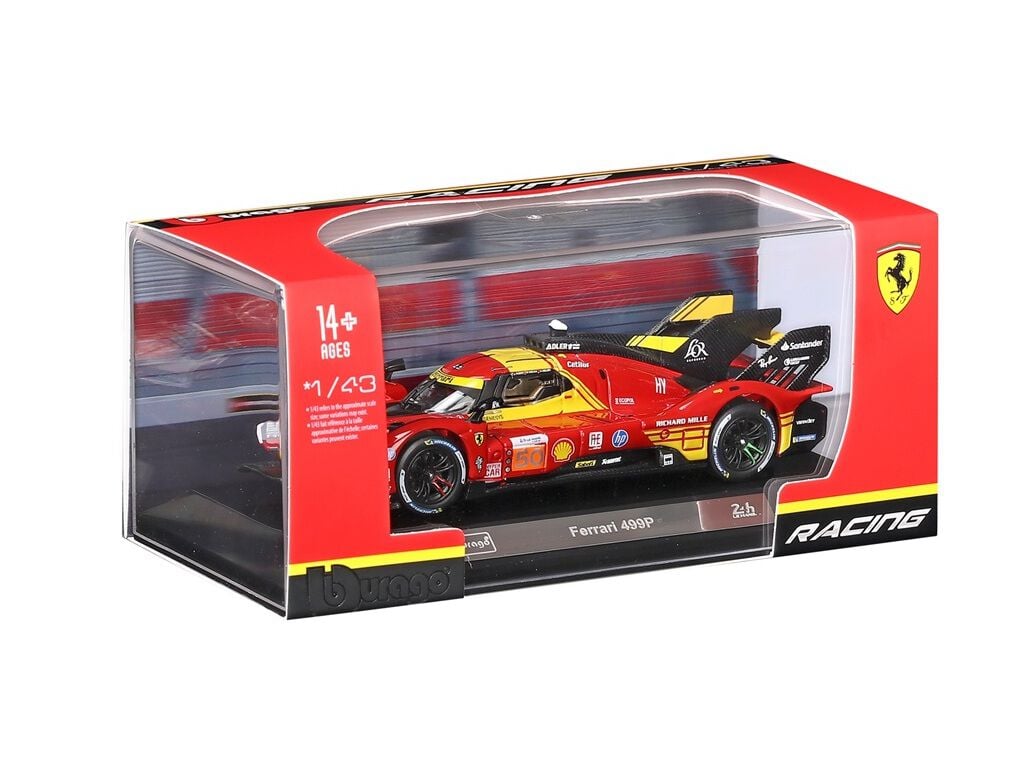 VEICULO FERRARI RACING BBURAGO 1:43 MODELOS SORTIDOS image number 1