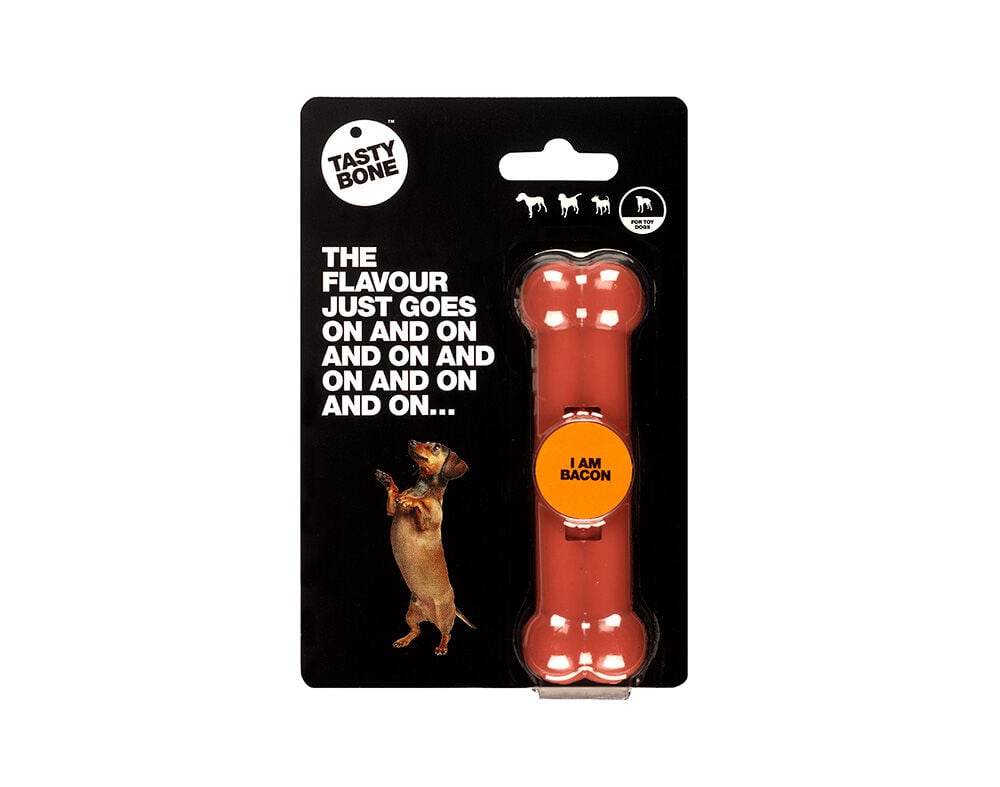 BRINQUEDO C&Atilde;O TASTYBONE BACON MED