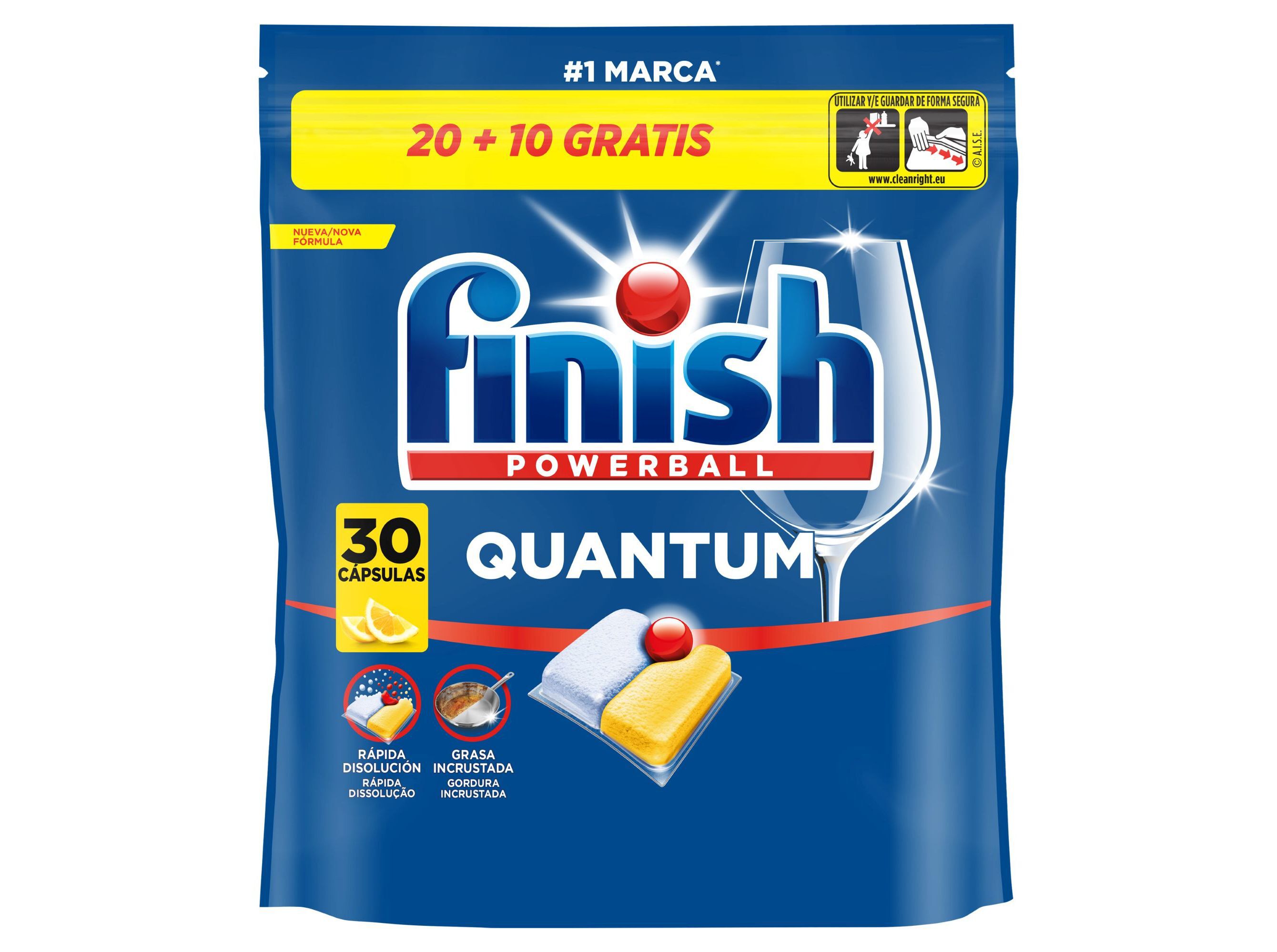 DET. LOI&Ccedil;A M&Aacute;Q. FINISH QUANTUM LIM&Atilde;O 30D