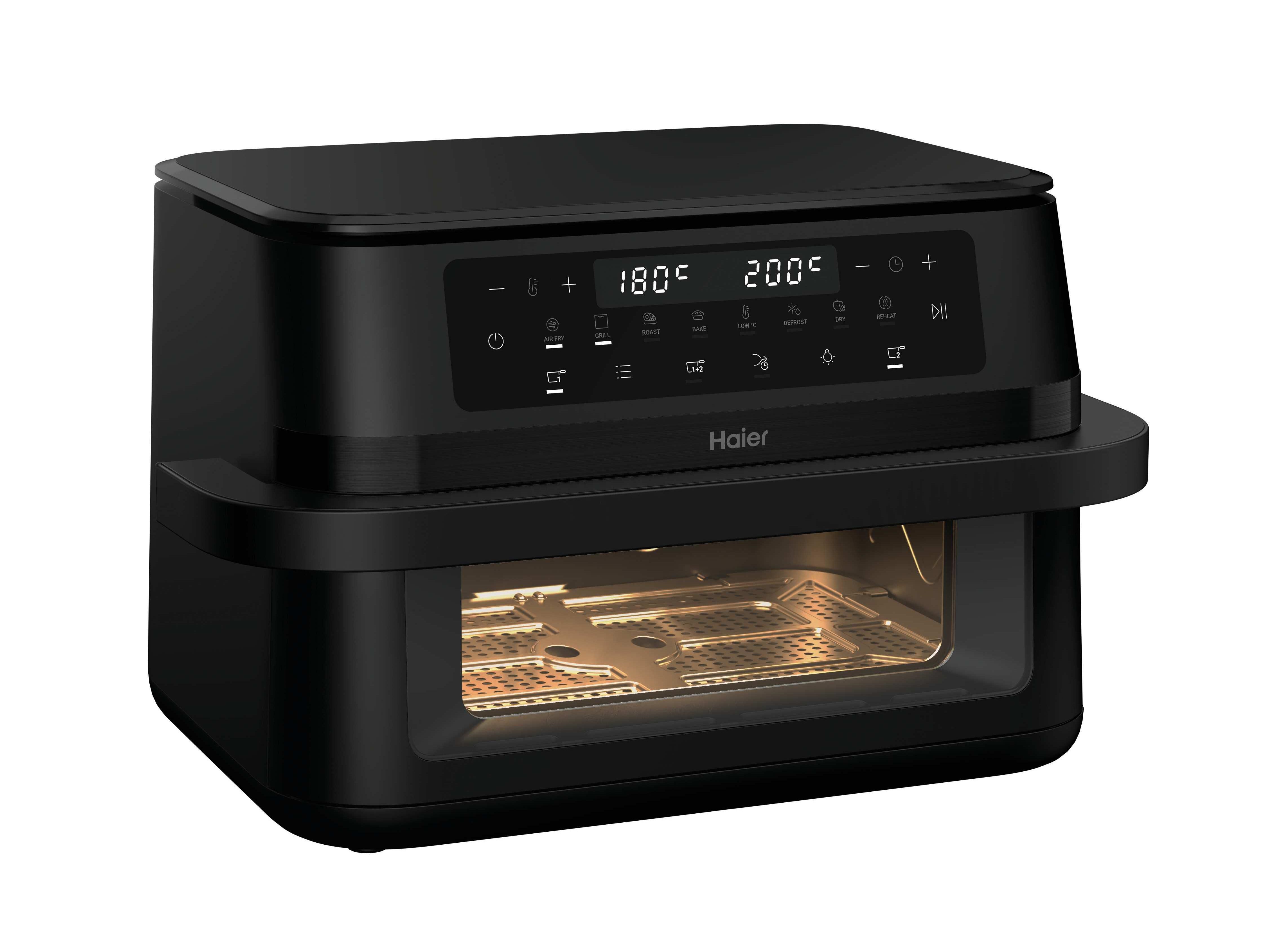 FRITADEIRA AIR FRYER HAIER HAF3ADW 011 DUAS GAVETAS FLEX image number 2