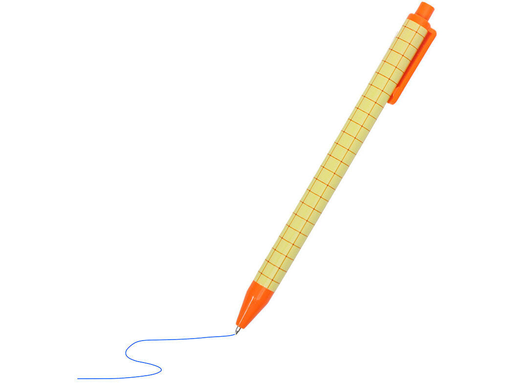 CANETA RETR&Aacute;TIL AUCHAN TINTA AZUL VINTAGE PALETTE