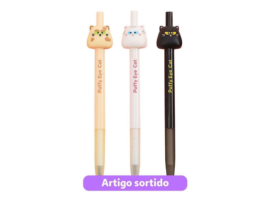 L&Aacute;PIS INFINITO CUTE GATO PUFFY MODELOS SORTIDOS