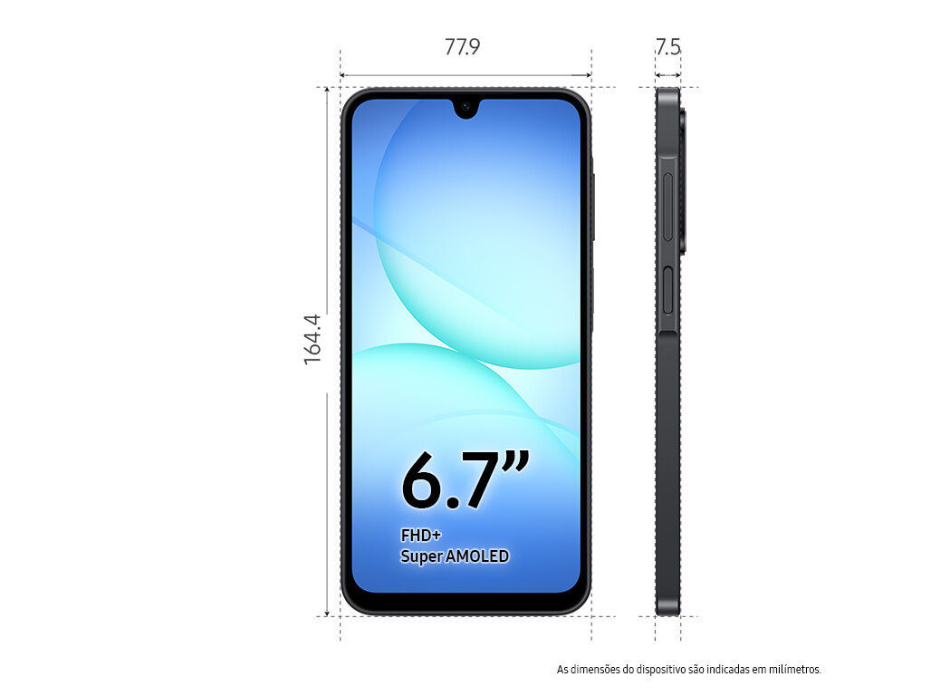 SMARTPHONE SAMSUNG GALAXY A17 5G 128GB PRETO image number 2