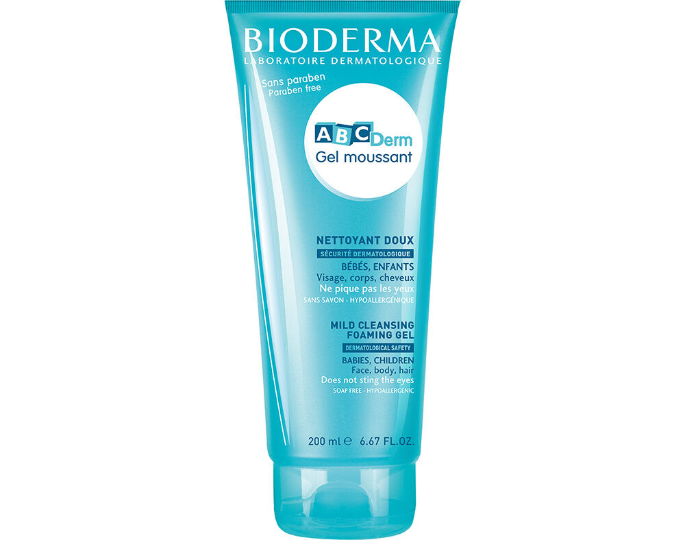 GEL BIODERMA LIMPEZA ABCDERM MOUSSANT 200ML image number 0