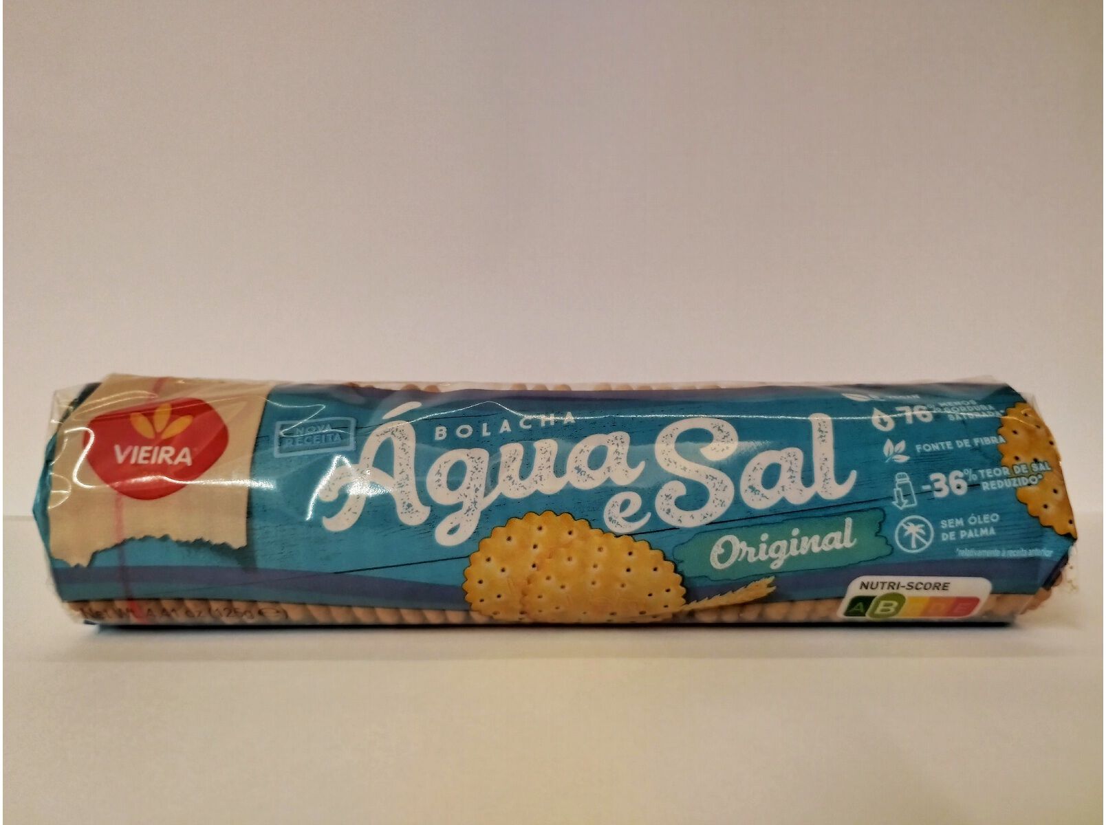 BOLACHA VIEIRA AGUA E SAL 125 G image number 1