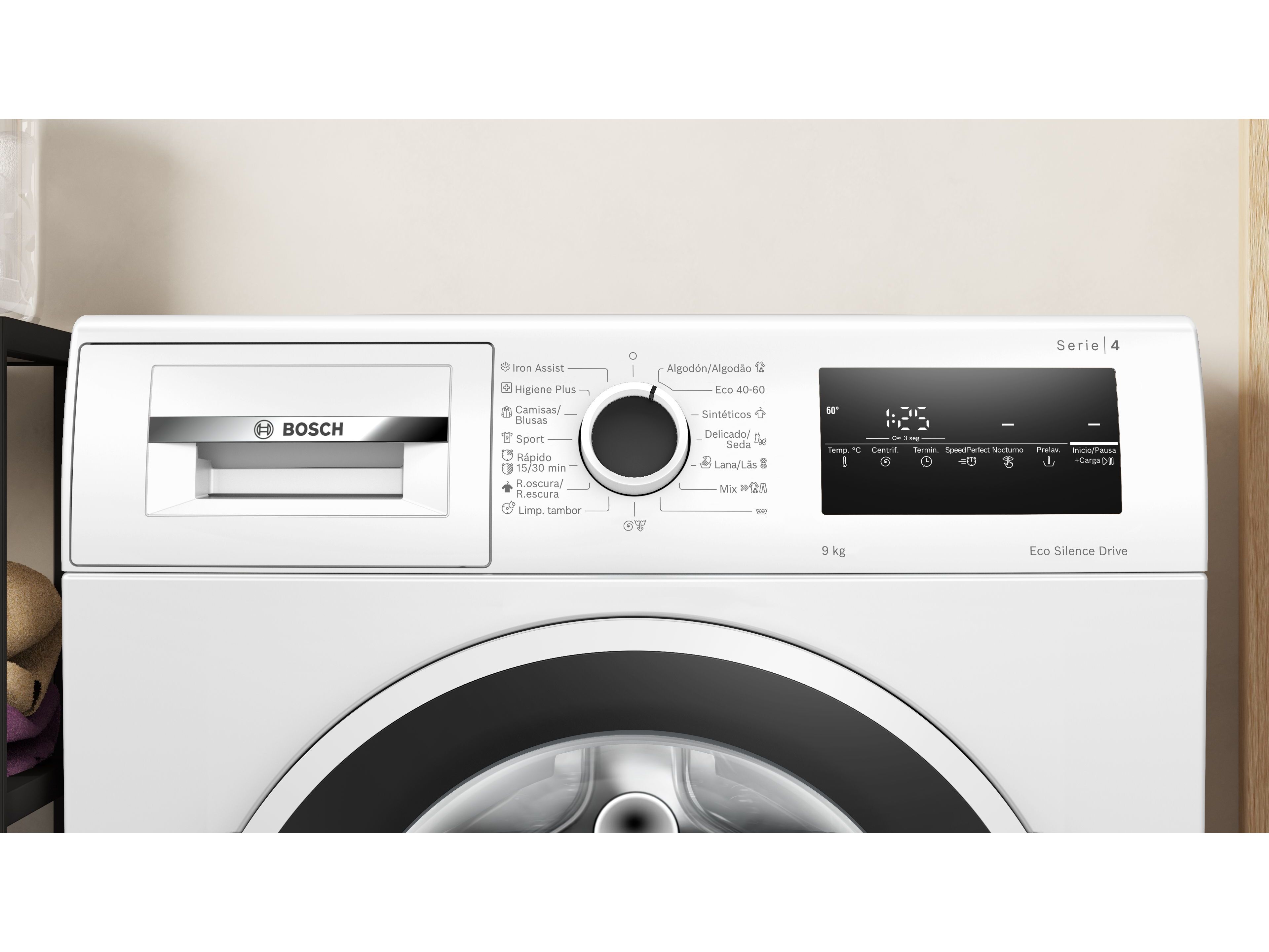 M&Aacute;QUINA DE LAVAR ROUPA BOSCH WAN24290EP - BRANCO A 9KG image number 1