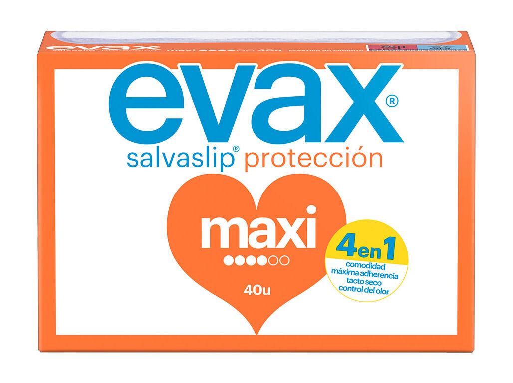 PENSOS DI&Aacute;RIOS SALVASLIP MAXI EVAX 40 UN image number 1