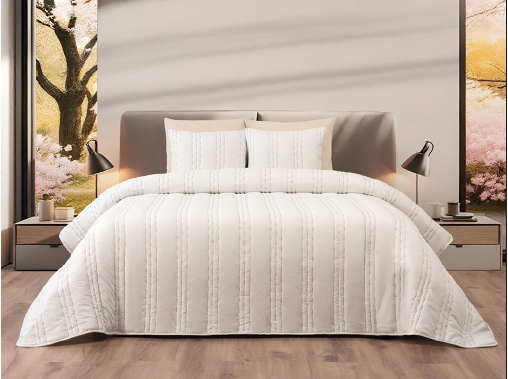 COBERTURA ACOLCHOADA HOMESPECIAL BRANCA 220X240CM