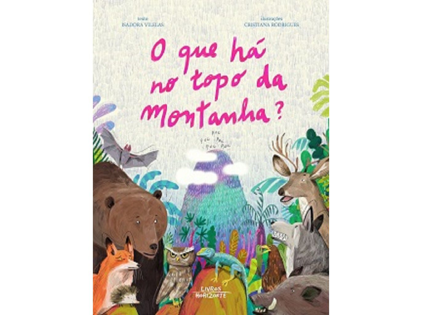 LIVRO O QUE H&Aacute; NO TOPO DA MONTANHA? DE ISADORA VILELAS