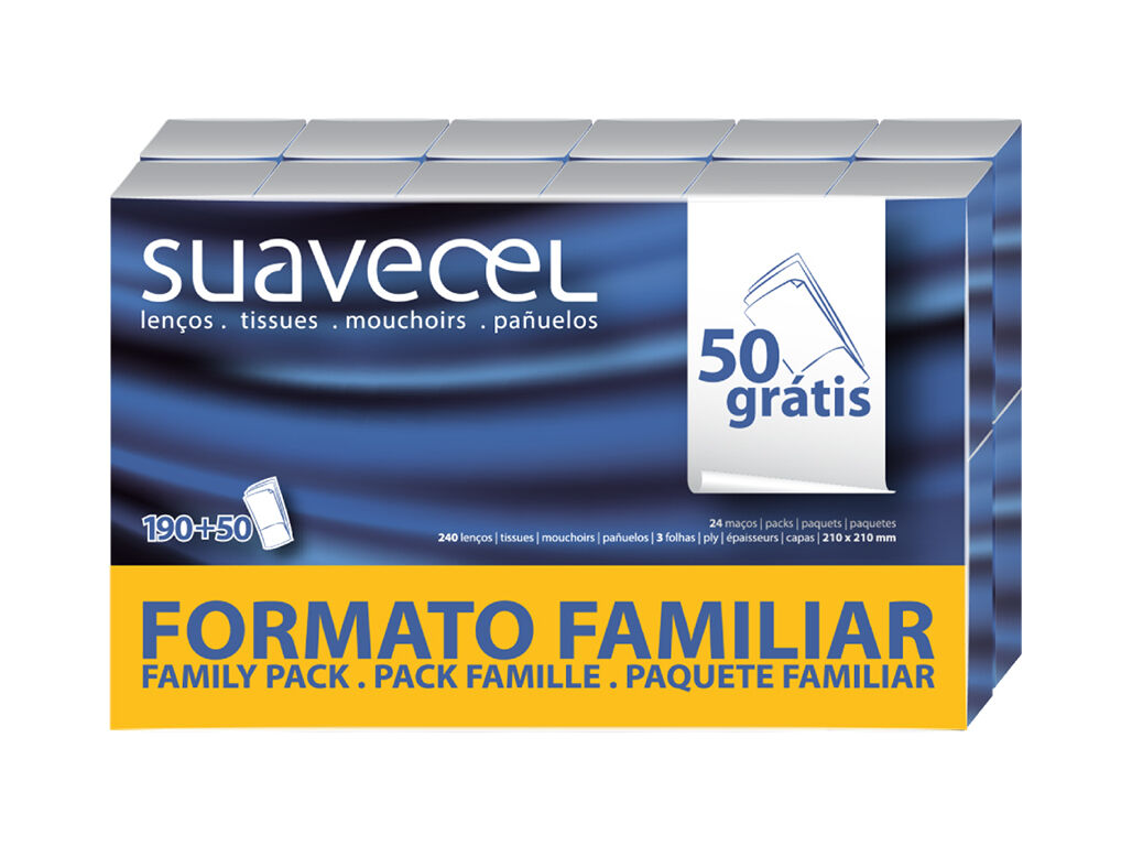 LEN&Ccedil;OS BOLSO SUAVECEL CLASSIC 24 UN