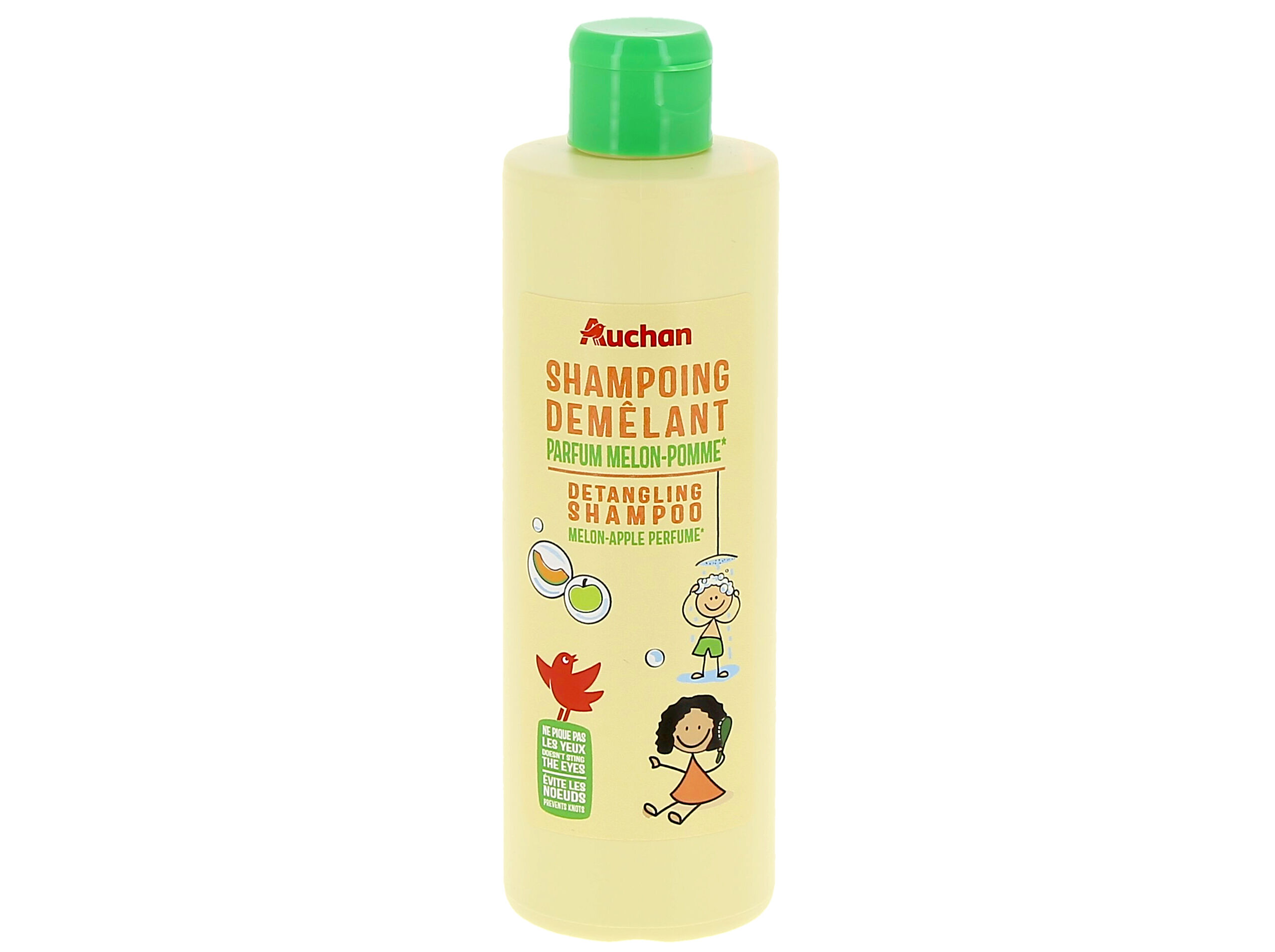 CHAMP&Ocirc; AUCHAN KIDS 2EM1 MEL&Atilde;O E MA&Ccedil;&Atilde; 250ML