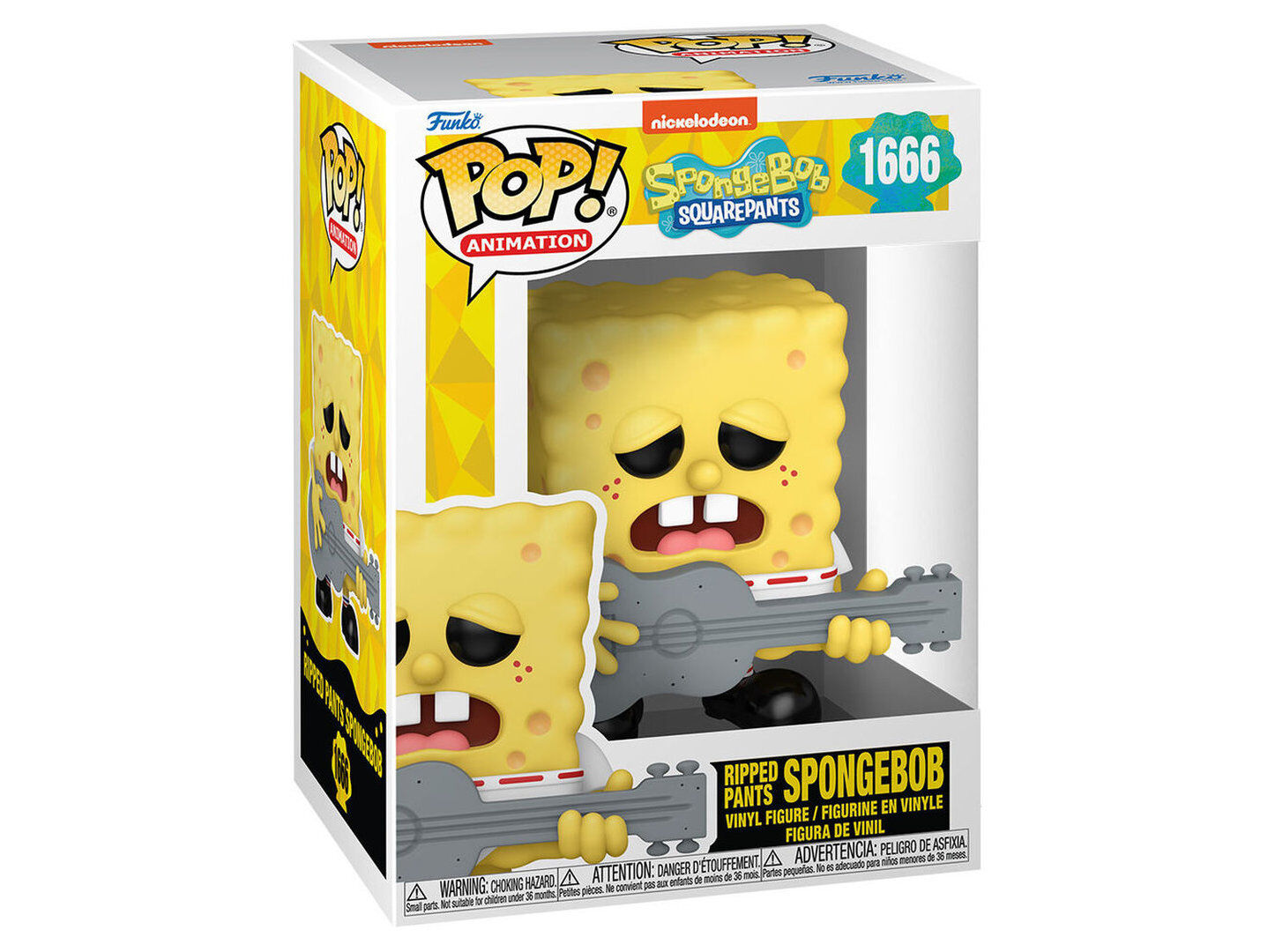 FIGURA POP! FUNKO ANIMATIO: SBS 25TH- RIPPED PANTS SPONGEBOB image number 0