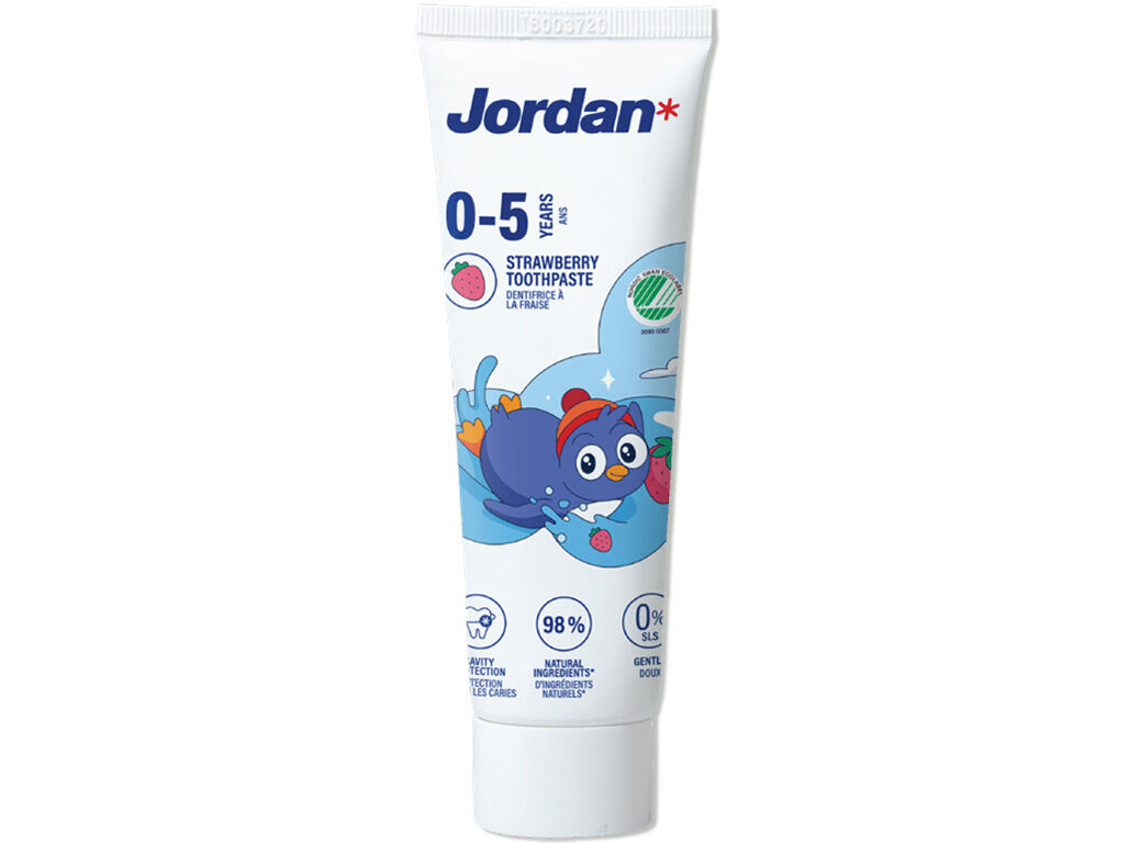 PASTA DE DENTES INFANTIL 0-5 ANOS 50ML JORDAN