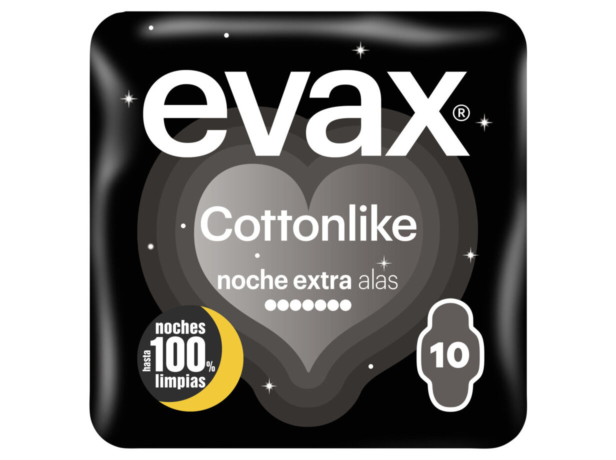 PENSOS EVAX COTTON NOITE EXTRA ALAS 10 image number 0