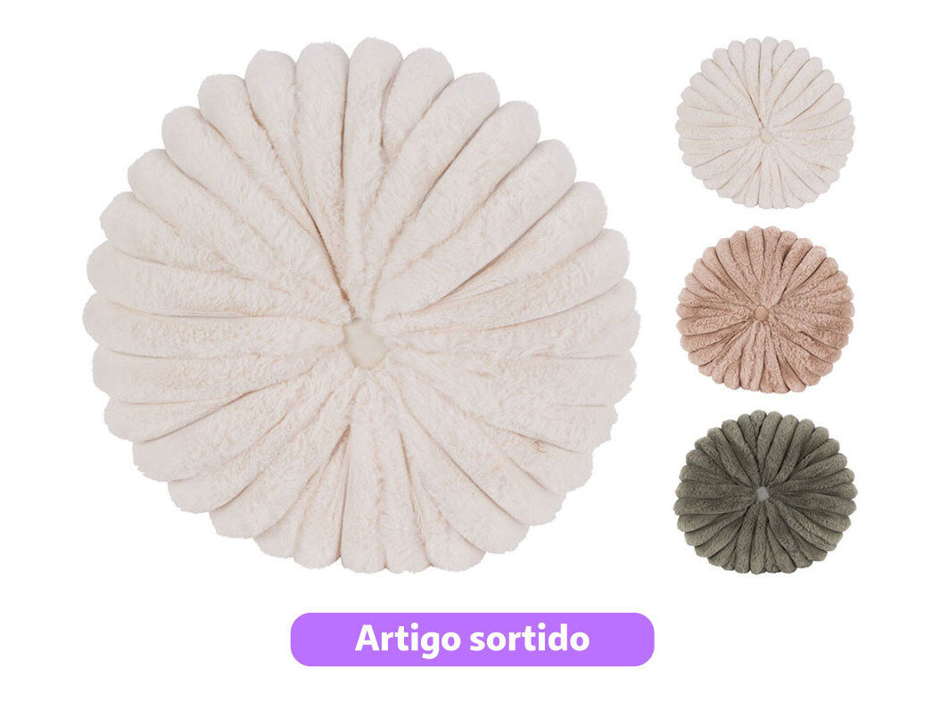 ALMOFADA 35X35X10CM CORES SORTIDAS