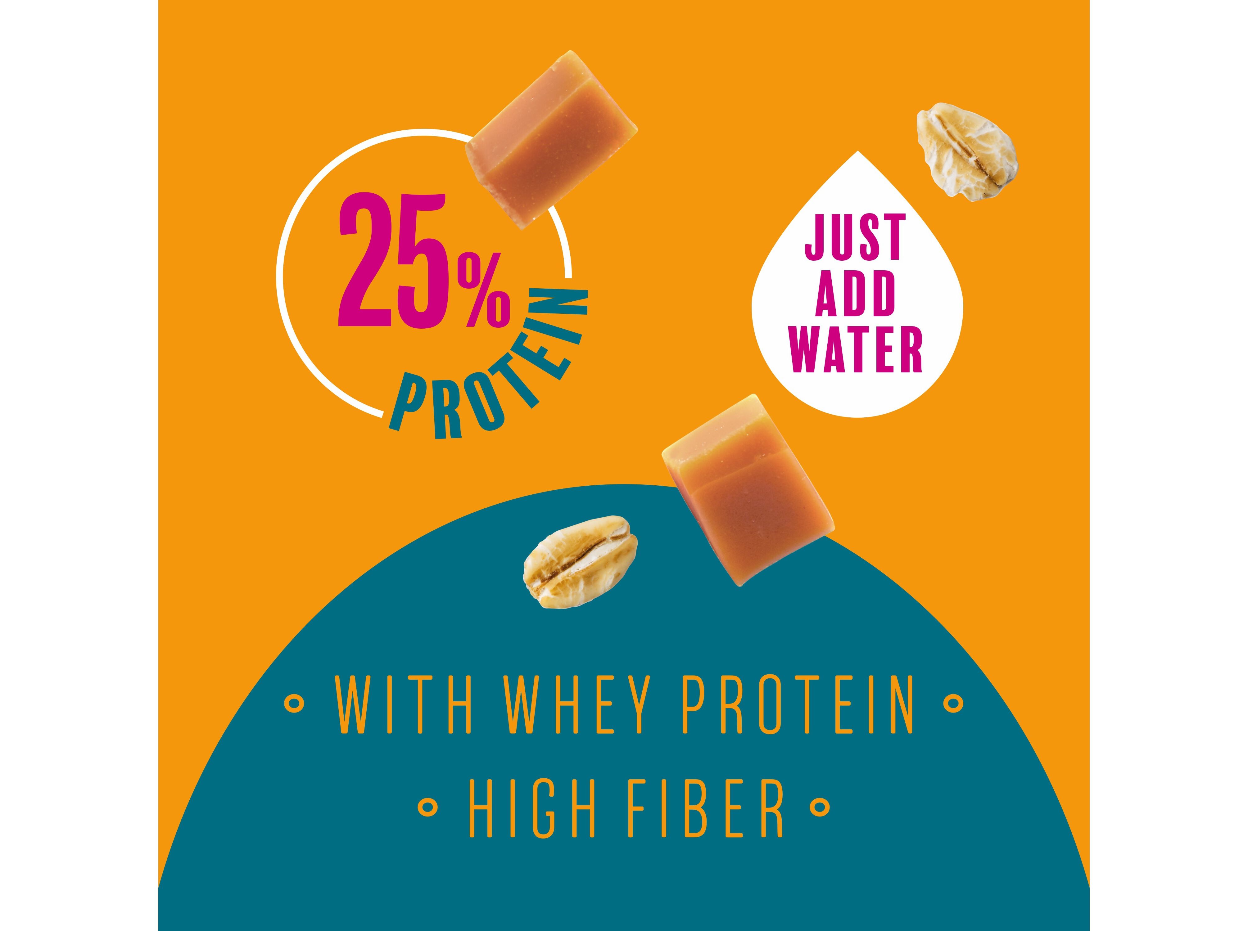 PAPAS DE AVEIA COM WHEY PROZIS CARAMELO 60G image number 2