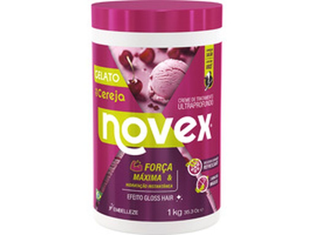M&Aacute;SCARA CAPILAR NOVEX GELATO CEREJA 1KG