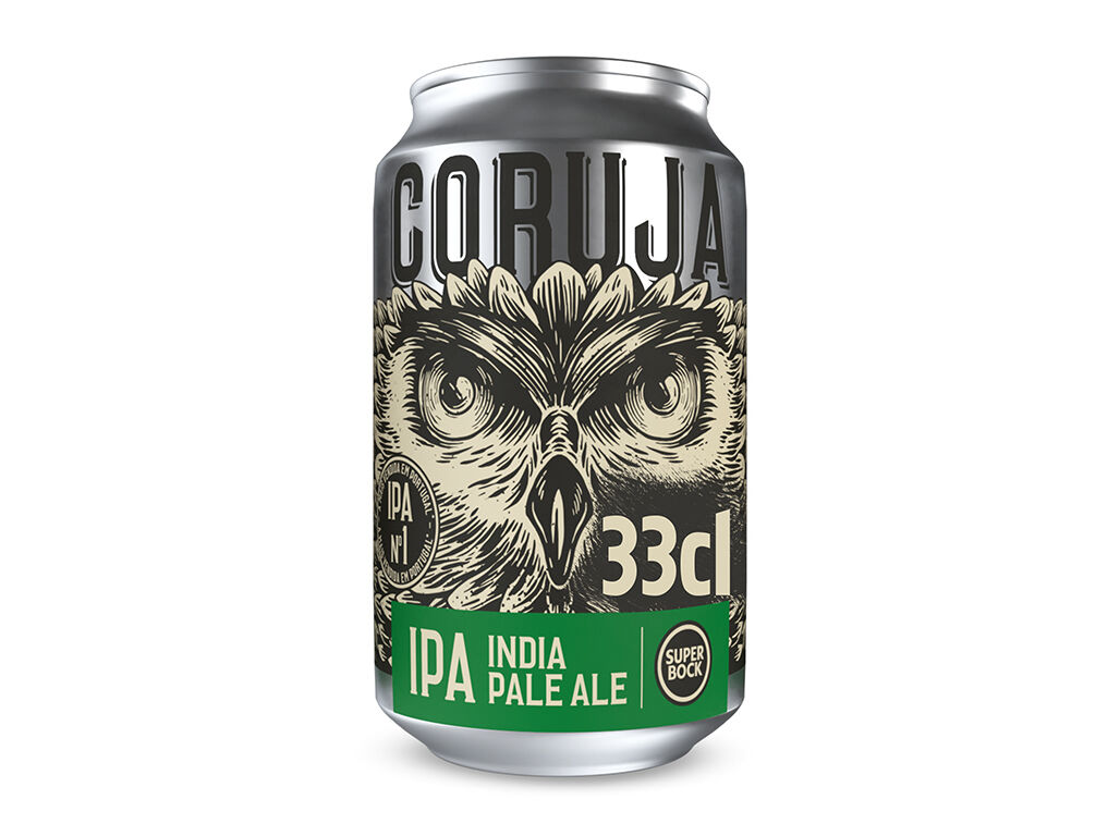 CERVEJA SUPER BOCK CORUJA IPA LATA 0.33L