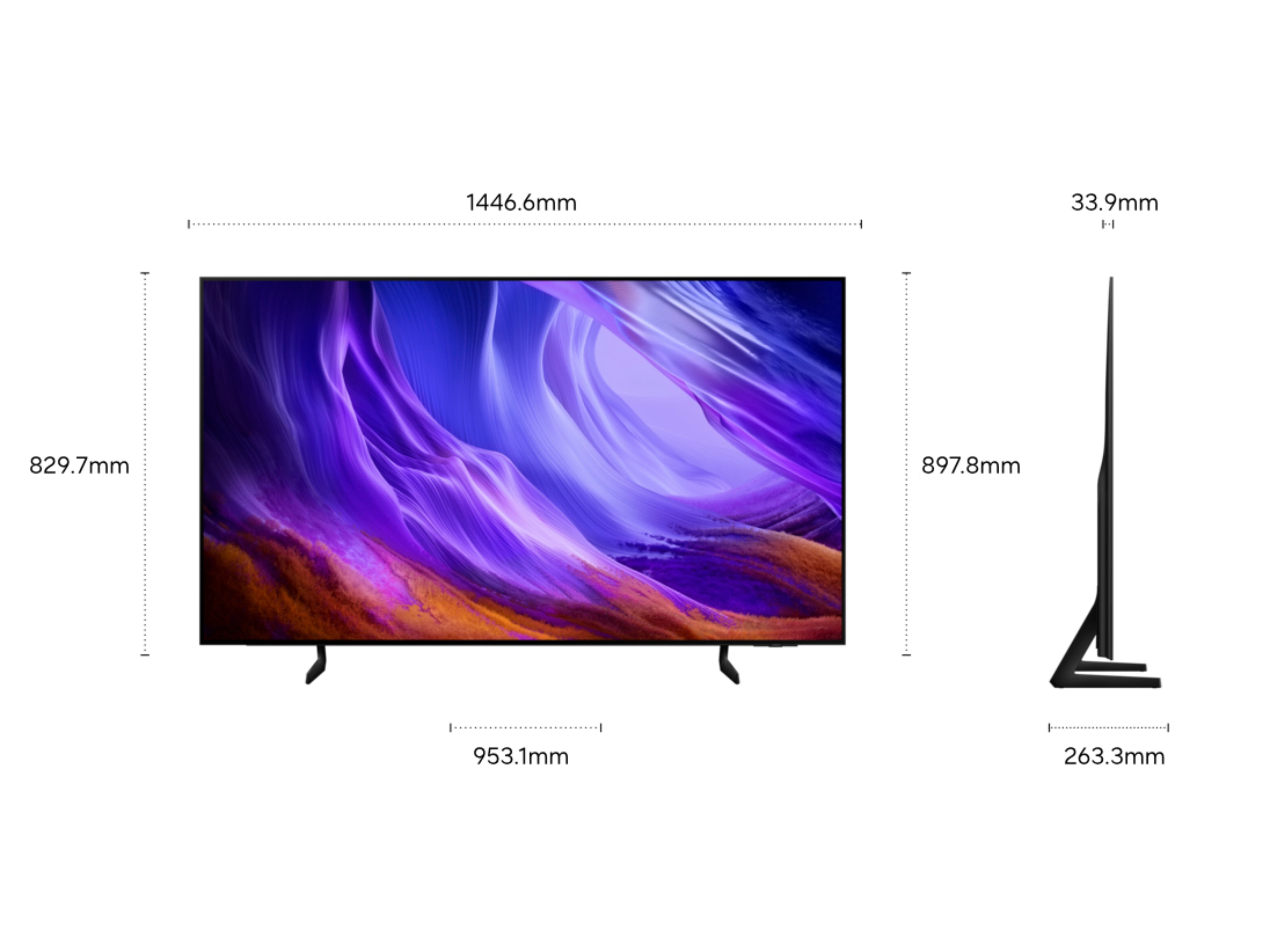 TV SAMSUNG OLED TQ65S85H (65" 120HZ 4K SMART TV 165CM) image number 2