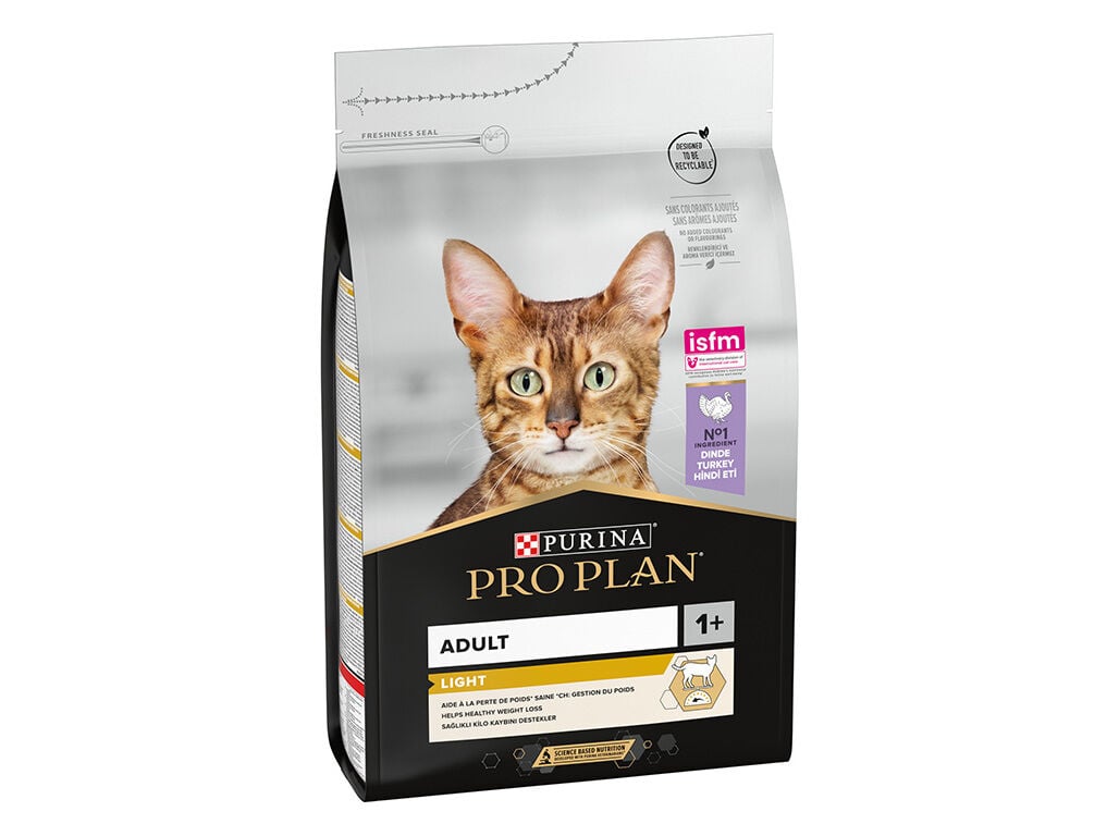 RA&Ccedil;&Atilde;O PARA GATO PRO PLAN LIGHT PERU / ARROZ 3KG image number 1