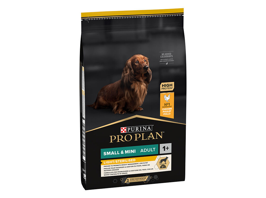 RA&Ccedil;&Atilde;O C&Atilde;O SMALL&MINI PRO PLAN LIGHT FRANGO 7KG image number 1