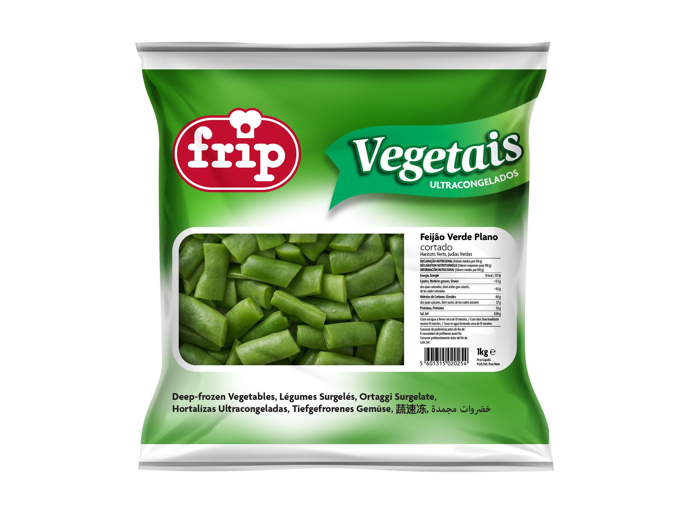 FEIJ&Atilde;O VERDE FRIP PLANO CORTADO 1KG image number 1